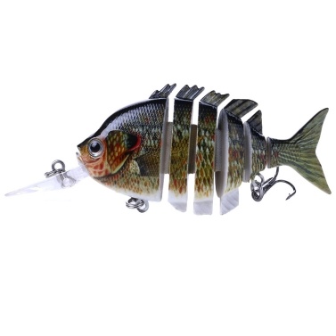 10cm / 12g Naturgetreuer 6-teiliger Swimbait Fischköder