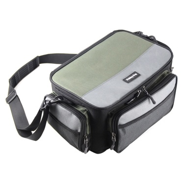 Multifunctional Fishing Tackle Bag Outdoor Carp Fishing Reel Lure Gear Storage Case Crossbody Shoulder Bag