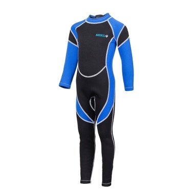 Kids Wetsuit Girls Boys Zippered Long Sleeve Diving Swimsuit Quick Dry One Piece Chlidren Surf Suit for Water Sports