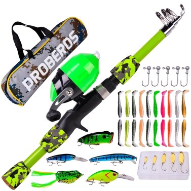 1.5m Children Ultralight Fishing Rod with 37 Accessories