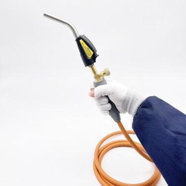 Handheld Propane Torch Liquefied Gases Welding Soldering Tool with Piezo Ignition Firepower Adjustment