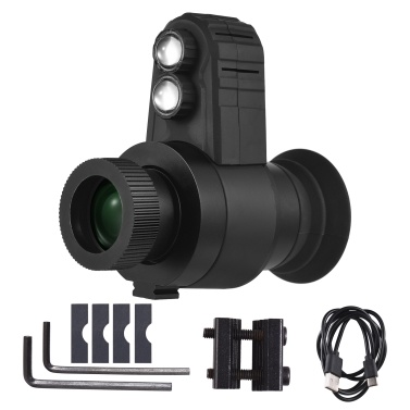 Cross Cursor Digital Night Vision Monocular 300m Infrared Scope