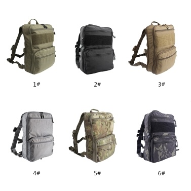 D3 Flatpack Tactic Backpack Hydration Carry Multipurpose Gear Pouch Outdoor Travel Water Bag Pack