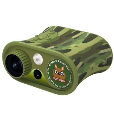 Kids Outdoor Night Vision Digital Binoculars with 2.4 inch Display 8X Zoom Telescope