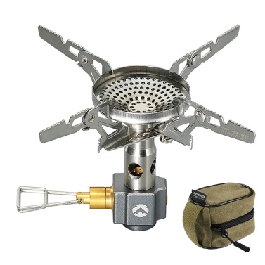 3300W Camping Stove High Efficient Backpacking Stove Camping Split Gas Stove