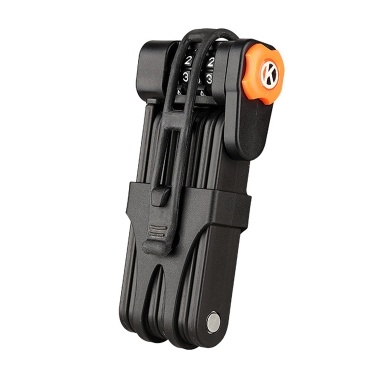 Bike Lock Combination Secure Two Bikes Anti-Theft Combination Folding Lock Alloy Crafted Password Convenient and Portable Motorcycle Ebike Lock