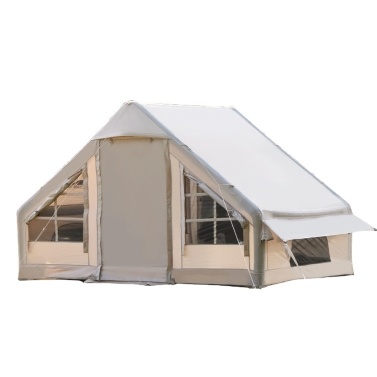 Gofun Outdoor Waterproof Inflatable Tent Portable Easy Setup Camping Tent with Canopy for 4-8 People