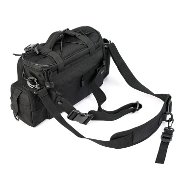 Multifunctional Fishing Tackle Bag Outdoor Sports Single Shoulder Bag Crossbody Bag Waist Pack Fishing Lures Tackle Gear Utility Storage Bag with 2 Fishing Tackle Box Utility Case