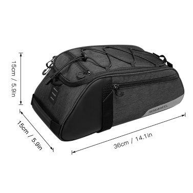 Bike Rack Bag Water Repellent Cycling Bike Rear Seat Bag Bike Trunk Cargo Pack Road Bike Carrier Bag