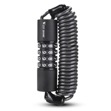 Bicycle Safety Anti Theft Elasticity Locks 4 Digits Combination Password