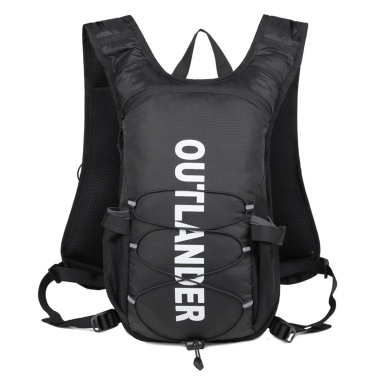 Breathable Hydration Backpack Nylon Reflective Water Bladder Backpack for Cycling Running