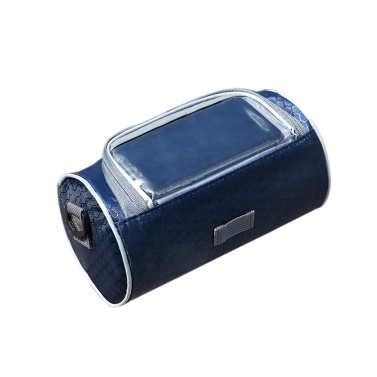 Bike Handlebar Bag Bike Phone Bag Water Resistance Cycling Mount Front Bag Bicycle Storage Bag with Removable Shoulder Strap