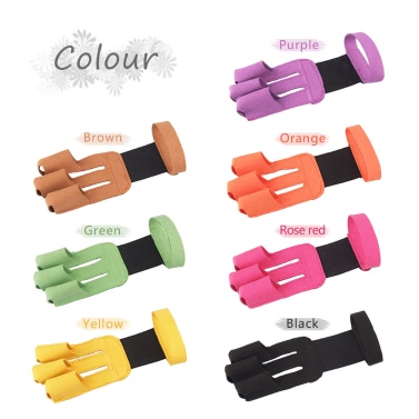 Bow Hunting Archers Shooting Glove 3 Finger Archery Protective Glove