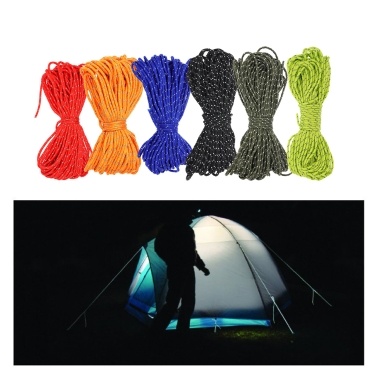 Lixada 20M Reflektierende Seil Paracord Cord Outdoor Gear Lanyard 1 Innenstrang Core für Camping Markise