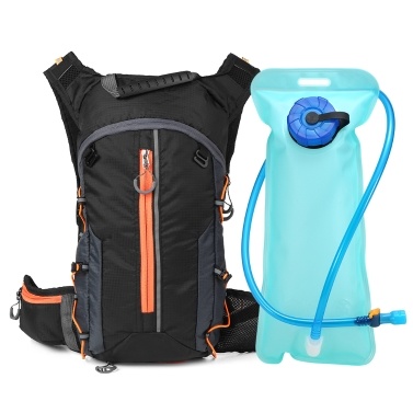Foldable Cycling Backpack Lightweight Outdoor Sports Bike Riding Hydration Pack Backpack with 2L Water Bladder