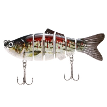 10cm / 20g lebensechte 6 gegliederte Abschnitte Swimbait Fishing Lure