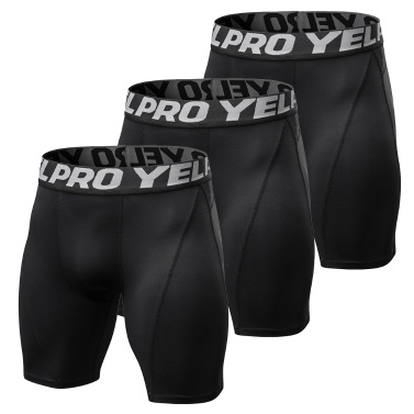 3er Pack Männer Kompressionsshorts