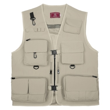 Fishing Photography Vest Summer Multi Pockets Mesh Jackets Quick Dry Waistcoat