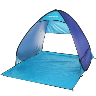 TOMSHOO Automatic Instant Pop Up Beach Tent Lightweight Outdoor Beach Shade Sun Shelter Tent Canopy Cabana with Carry Bag