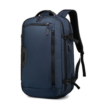 Waterproof Laptop Backpack with USB Charging Port Large Capacity Daypack Business Travel Pack for Business School Travel Fits 15.6 Inch Laptop