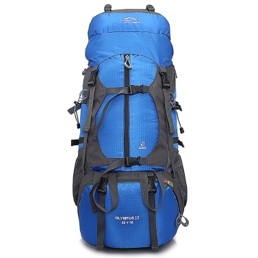 65L Men Women Trekking Backpack Mountaineering Bag Outdoor Travel Tent Backpack for Camping Hiking Backpack