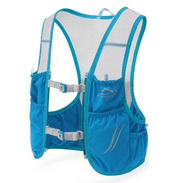 Outdoor Running Backpack with Two Water Bladders Bicycle Backpack Sports Vest Ultralight Riding Bag Women Men Breathable Jogging Sport Backpack Soft Water Flask For Camping Hiking Cycling Sport Bag