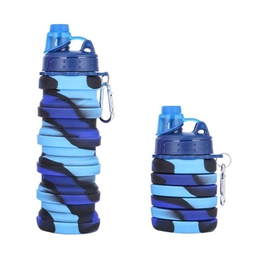 500ml Silicone Silicone Travel Bottles Foldable Bottle Sport Water Bottle