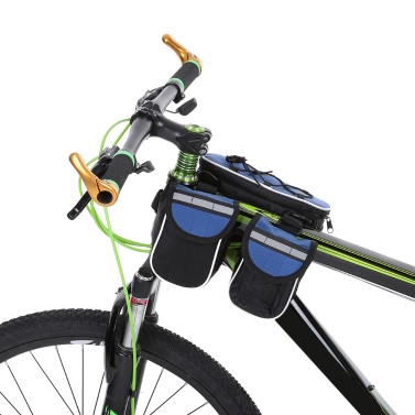 Docooler Detachable Bike Bicycle Cycle Front Frame Bag Front Tube Bag Pouch Pack Cross-body Bag