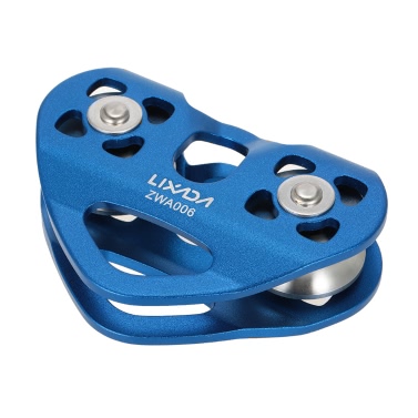 Lixada 30kN Zipline Cable Trolley Pulley with Ball Bearing Rock Climbing Caving Aloft Work Rescue