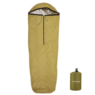 TOMSHOO Emergency Sleeping Bag Lightweight Waterproof Heat Reflective Thermal Sleeping Bag