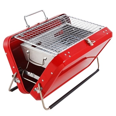 Outdoor Charcoal Camping Stove Portable Charcoal Grill Stainless Steel Backpacking Stove for Picnic BBQ Hiking Camping Survival