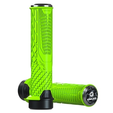 Shockproof Bike Handlebar Grips 22.2mm Bicycle Grips Non-Slip Soft Silicone Handlebar Cover End for Mountain Bikes