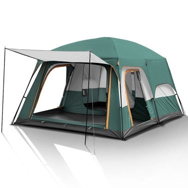 Outdoor Travel Camping Tent for 8-12 People Waterproof Tent Portable Rainproof Sunshine-proof Tent Fishing Hiking Sunshine Shelter