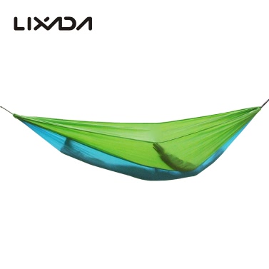 Lixada Tragbare Durable Compact-Nylongewebe-Reisen Camping Hammock für zwei Personen