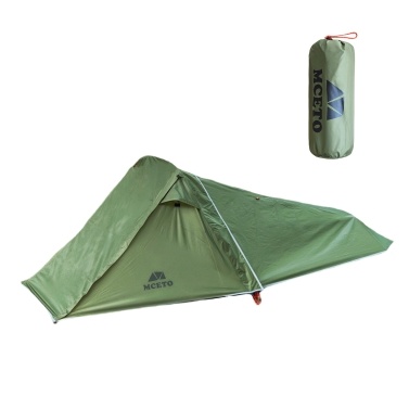 MCETO Double Layers Backpacking Tents 2 Persons Lightweight Camping Tent with Aluminium Pole