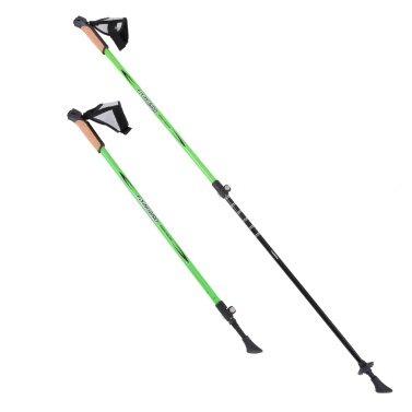 FLYINGBIRD 1 Pair Adjustable Anti Shock Hiking Walking Trekking Walking Poles Sticks Alpenstock