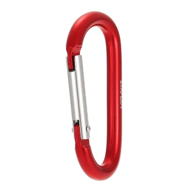 Lixada Pack von 6 Aluminium Karabiner Clip D-Ring Verschluss Karabiner Schlüsselanhänger Haken