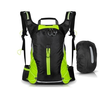 16 L Outdoor Cycling Backpack with Rain Cover Waterproof Mountaineering Riding Bag Large Capacity Women Men Breathable Jogging Sport Backpack For Camping Hiking Sport Bag Running Bag