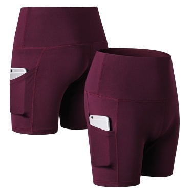 Women High Waist Yoga Shorts