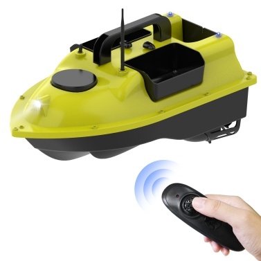 Wireless Remote Control Fishing Bait Boat with 3 Bait Containers Fish Finder Device with 540 yards Remote Range