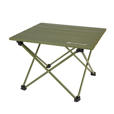 Outdoor Portable Folding Table Aluminum Alloy Table Picnic Table Camping Table Armys Green