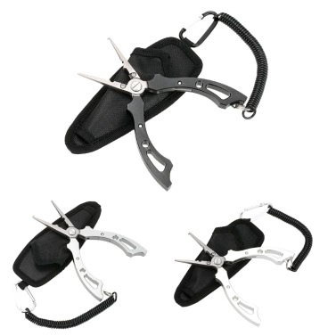 15.5cm Outdoor Multifunctional Fishing Pliers Line Cutter Scissors Hook Remover Tackle