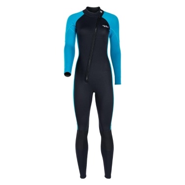 DIVE&SAIL Women 3mm Neoprene Wetsuits Adult One Piece Full Body Long Sleeves Diving Suit