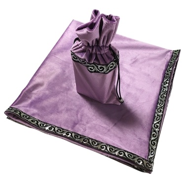Velvet Tarot Divination Tablecloth Tarot Cards Bag Board Game Accessories