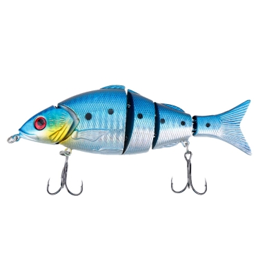12,5 cm / 5" 21g Bionisch Multi Gegliedert Fischköder lebensechte Hart Köder Schwimmköder