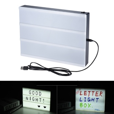 33% de réduction sur les panneaux LED de la boîte à lumière LED de la série LED DIY, seulement 12,99 ⬠sur tomtop.com + livraison gratuite 33% de réduction sur les panneaux LED de la boîte à lumière LED de la série LED DIY, seulement 12,99 ⬠sur tomtop.com + livraison gratuite