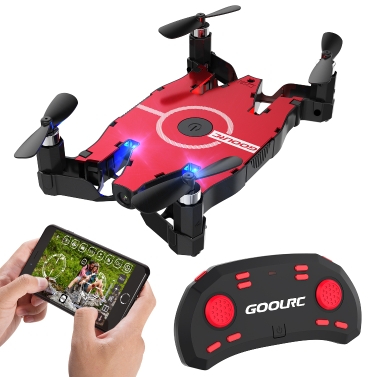 GoolRC T49 WIFI 720P caméra HD 2.4G | FPV Pliable RC Quadcopter - RTF seulement € 28.4 GoolRC T49 WIFI 720P caméra HD 2.4G | FPV Pliable RC Quadcopter - RTF seulement € 28.4