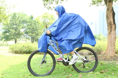 Outdoor Travel Equipment Multi-purpose Mountaineering Climbing Cycling Raincoat Rain Cover Poncho Moistureproof Camping Tent Mat Blue