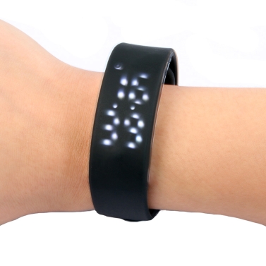 Light Weight Tracker Intelligent Pedometer Bracelet Smart Activity Wristband Motion Record Temperature/Time/Calorie/Sleep Monitor for Computer