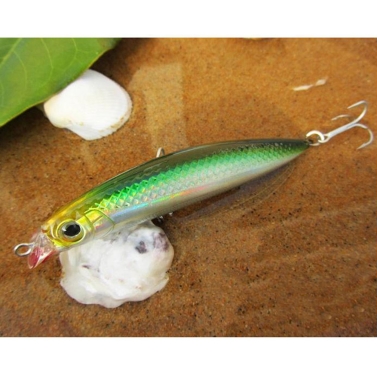 10g 9cm Fisching Köder Trulinoya 3D Augen Minnow schwimmende Hard Lure CrankBait Angelausrüstung Höhen Haken Tauchen 0,5 m mit Box Carry